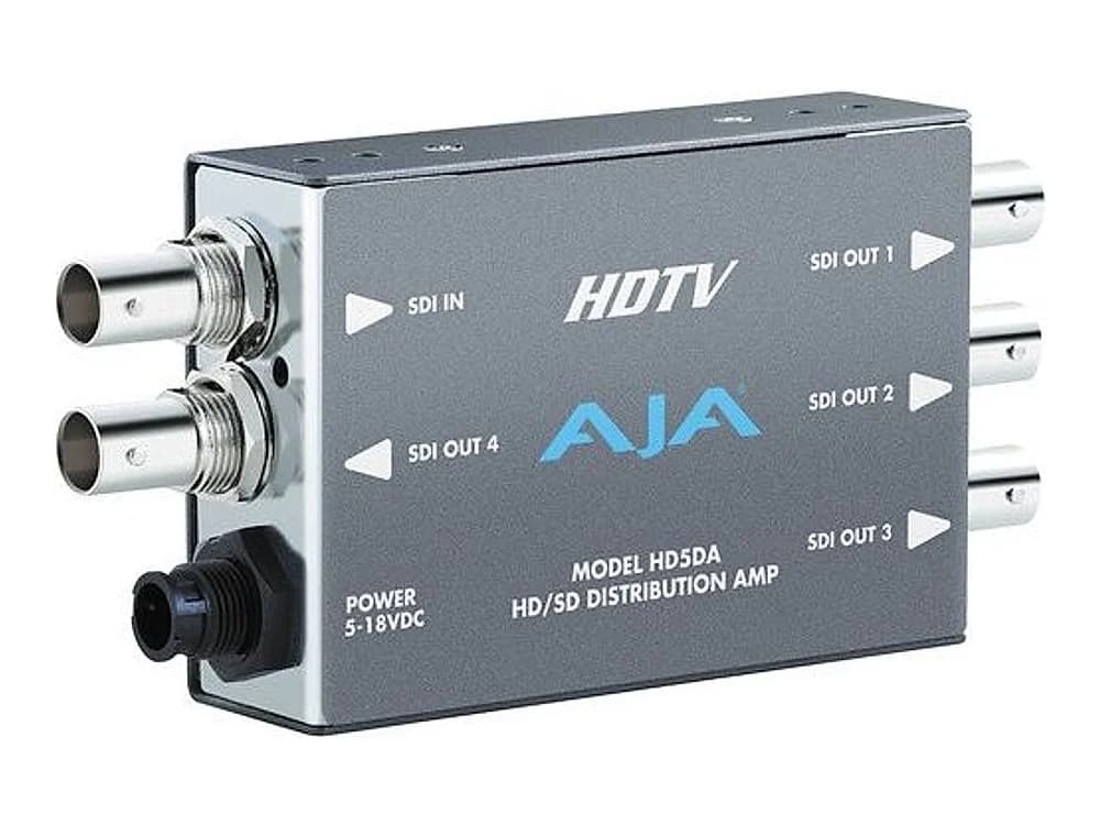 AJA HD5DA HD/SD-SDI 1x6 Distribution Amplifier