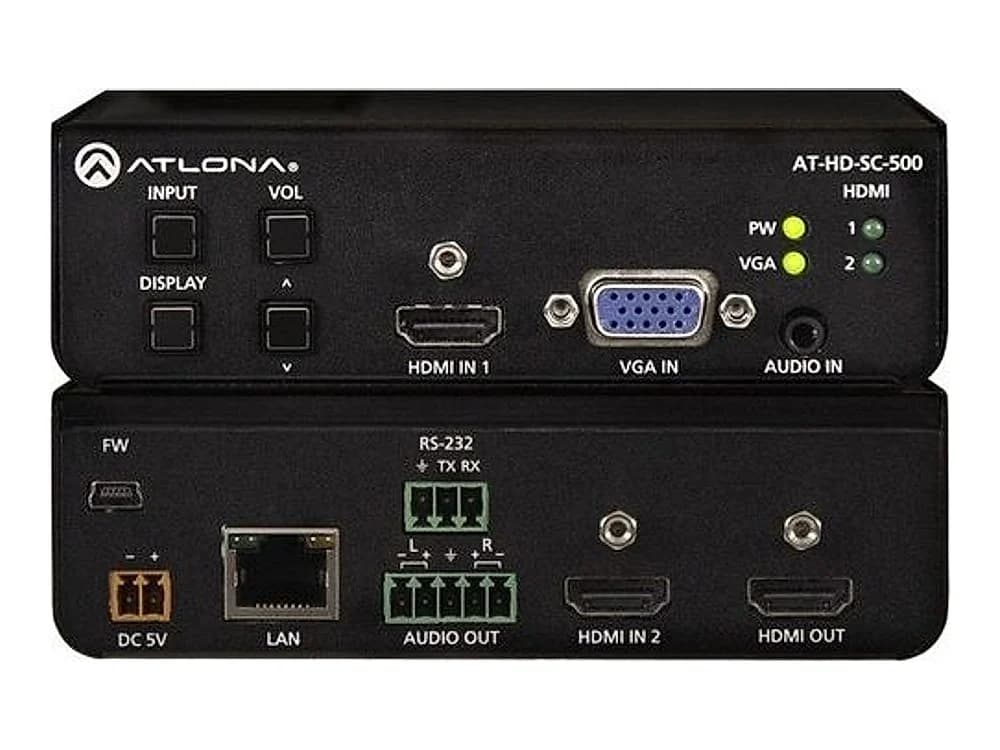 Atlona AT-HD-SC-500 3-Input HDMI/VGA Switcher and Scaler