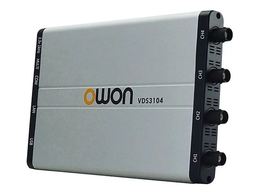 OWON VDS3104 100MHz 1GS/s 4-Channel PC USB Oscilloscope