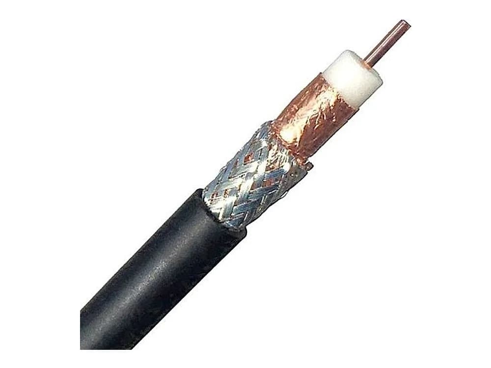 Canare 12G-SDI 4K UHD Video Coaxial Cable (984ft Reel, Black)
