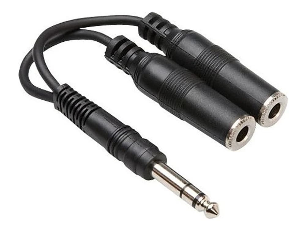 Hosa YPP-118 1/4" TRS Male to Dual 1/4" TRS Female Stereo Splitter