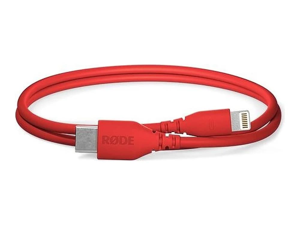 RODE SC21 USB-C to Lightning Cable (30cm, Red)