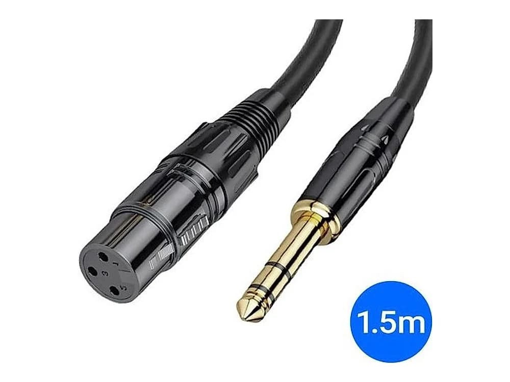 Titan Balanced 1/4" TRS to XLR Female Cable (1.5m)