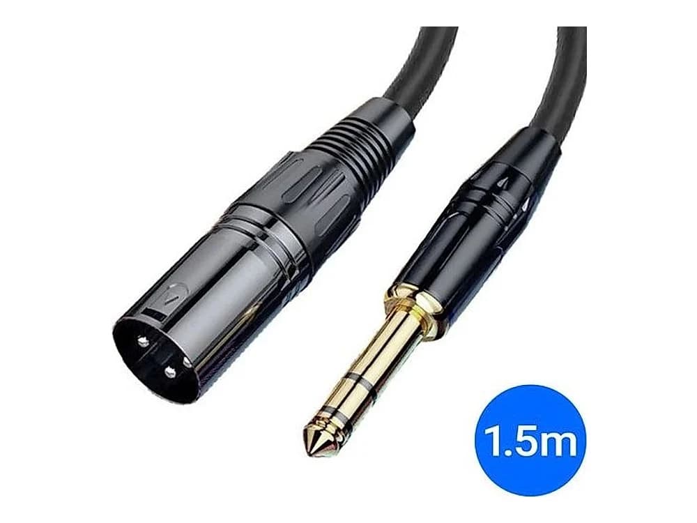 Titan Balanced 1/4" TRS to XLR Male Cable (1.5m)