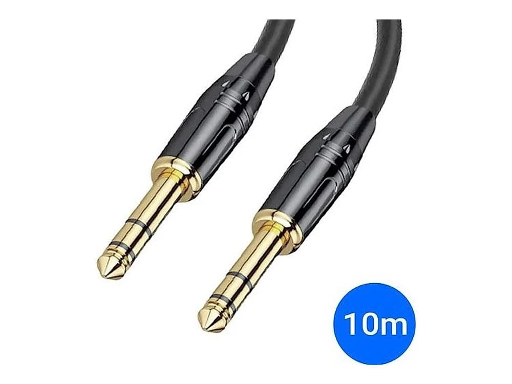 Titan Balanced 1/4" TRS Male to Male Cable (10m)