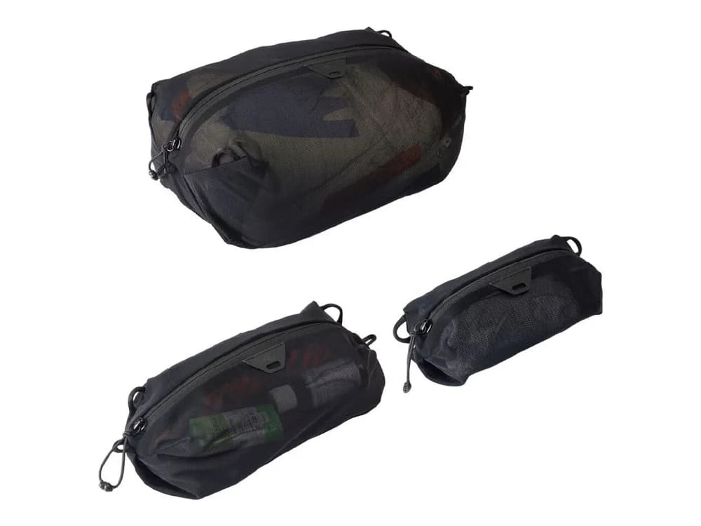 Peak Design Ultralight Mesh Packing Cube Bundle XXS-XS-S - Black view 2