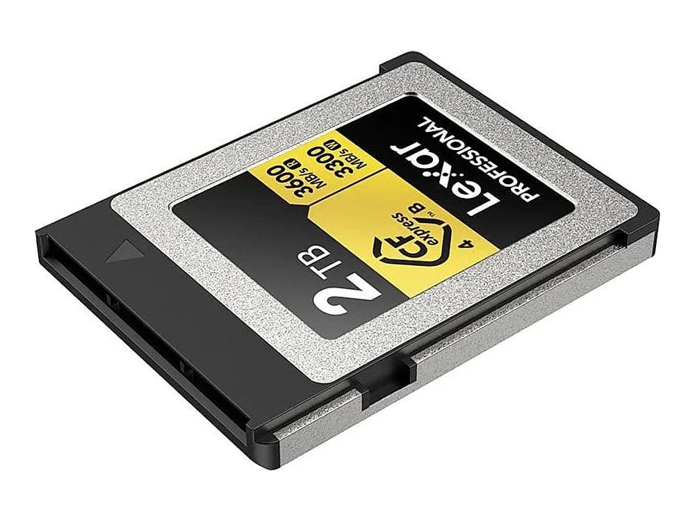 Lexar 2TB Professional GOLD CFexpress 4.0 Type A Memory Card view 3