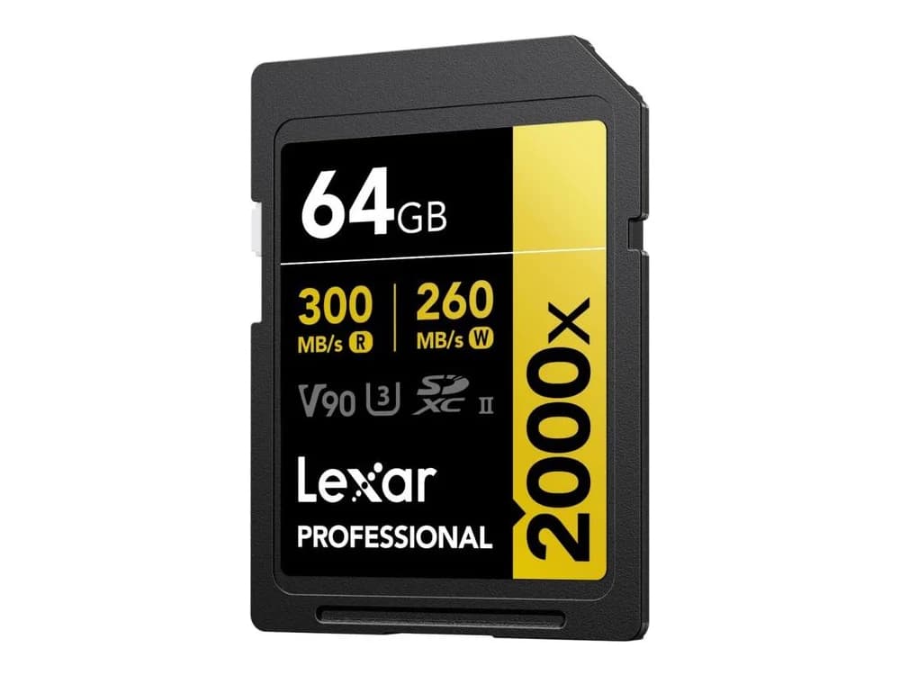 Lexar Professional 2000x SDXC UHS-II SD Card - 64GB view 2