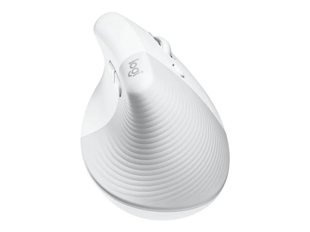 Logitech Lift Vertical Ergonomic Mouse for Mac - Pale Grey view 2