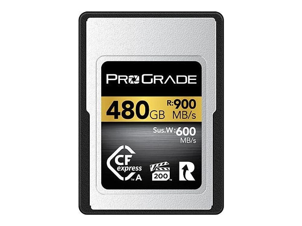 ProGrade Digital 480GB CFexpress 2.0 Type A Gold Memory Card view 2