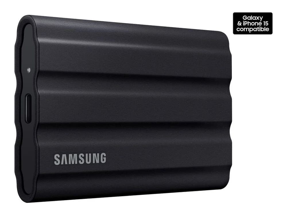Samsung 4TB T7 Shield Portable SSD (Black) view 3