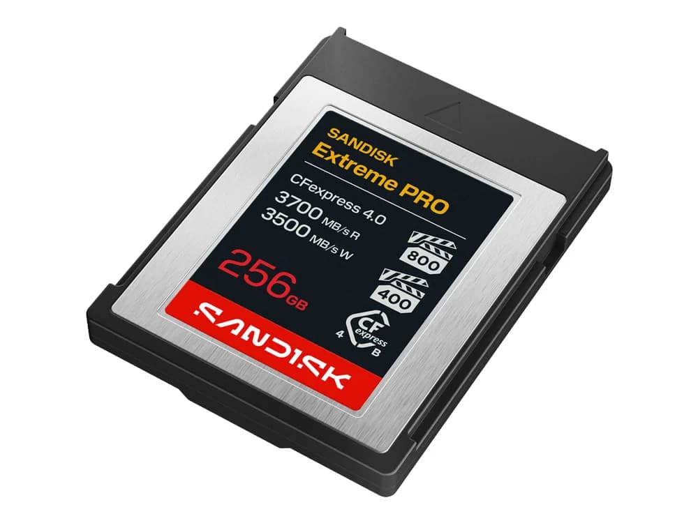 SanDisk 256GB Extreme PRO CFast 2.0 Memory Card view 3