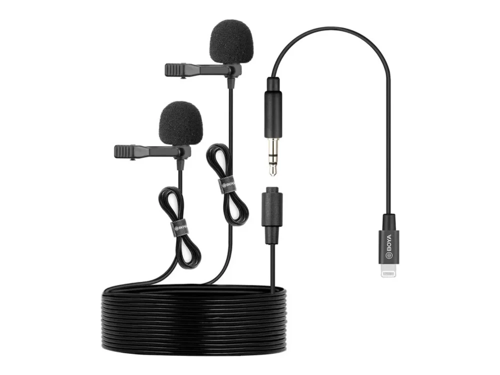BOYA BY-M2 Lavalier Microphone for iOS Devices view 2