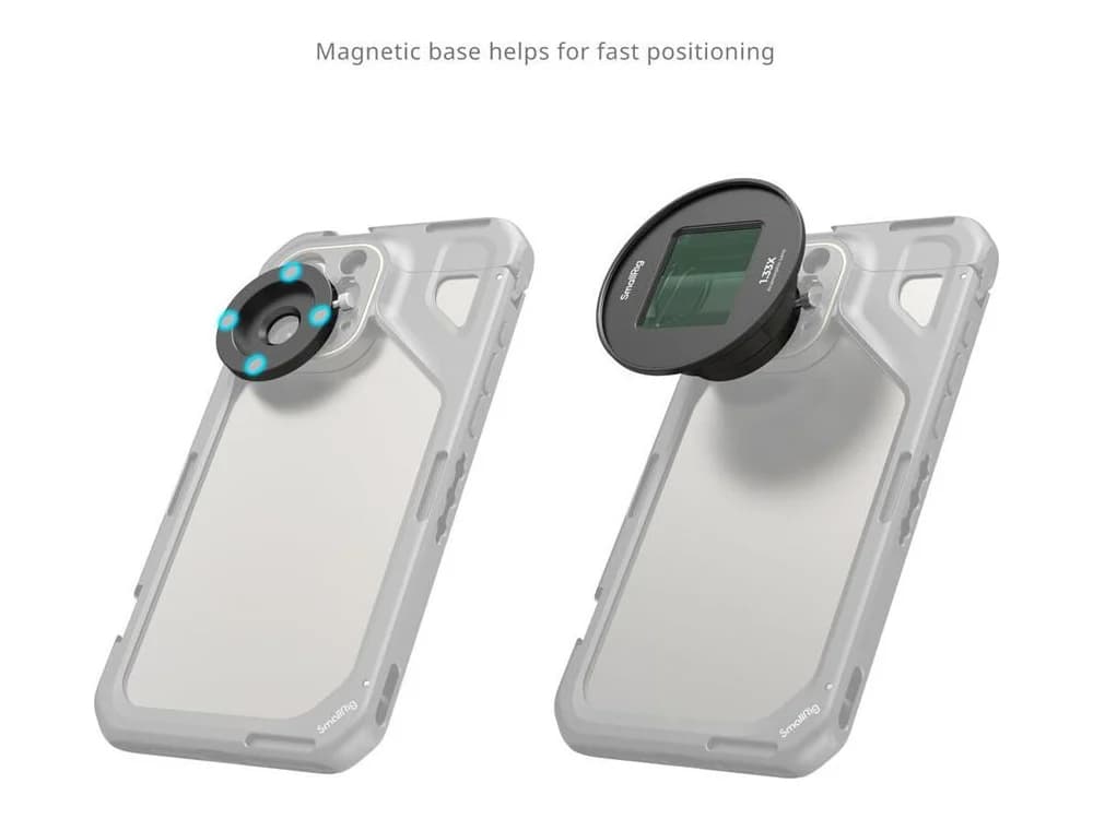 SmallRig 1.33x Anamorphic Lens for Mobile Phone (T-mount) 4590 view 2