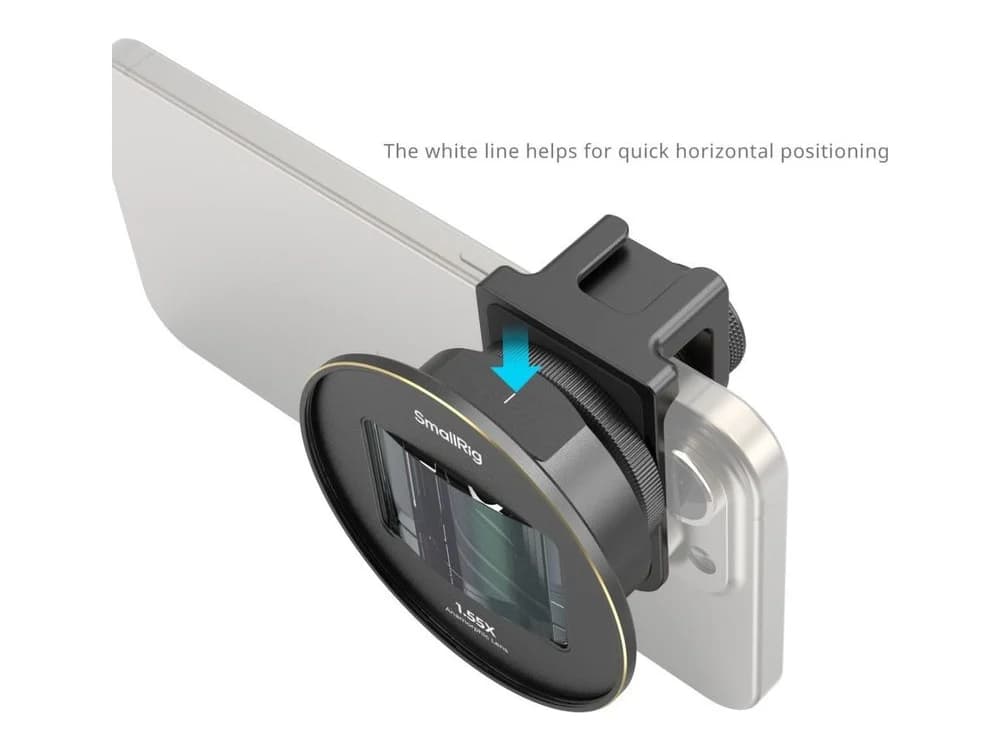 SmallRig 1.55x Anamorphic Lens for Mobile Phone (T-mount) 3578B view 2