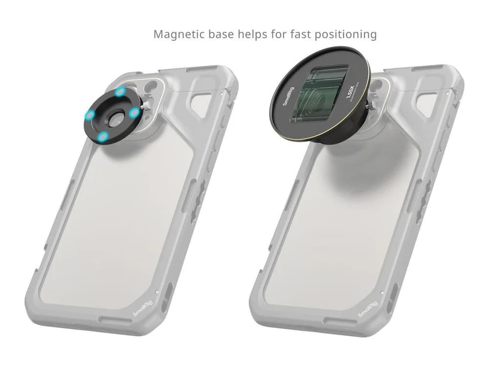 SmallRig 1.55x Anamorphic Lens for Mobile Phone (T-mount) 3578B view 3