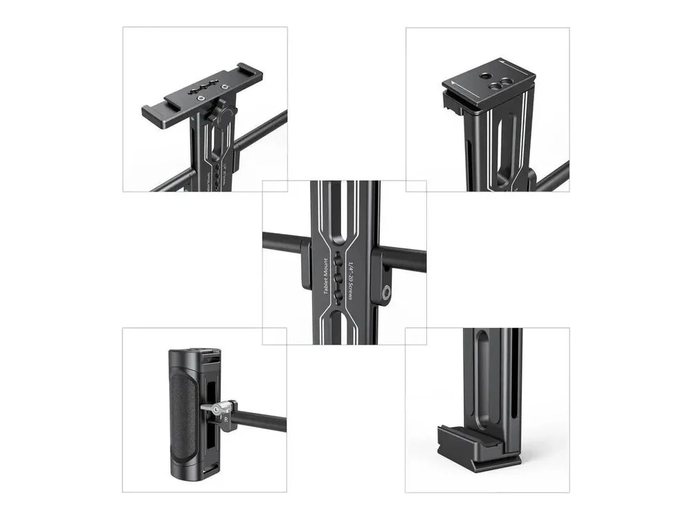 SmallRig 2929B Tablet Mount with Dual Handgrips for iPad/Tablet view 3