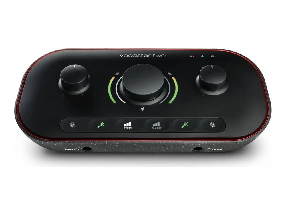Focusrite Vocaster Two Podcast Interface view 2