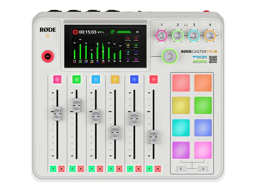 Rode RODECaster Pro II Audio Production Studio (White)