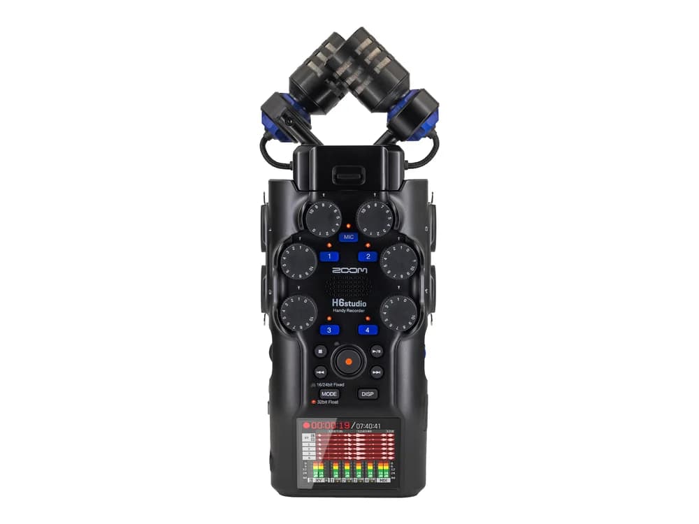 Zoom H6studio 6-Track Handy Recorder with 32-Bit Float Recording