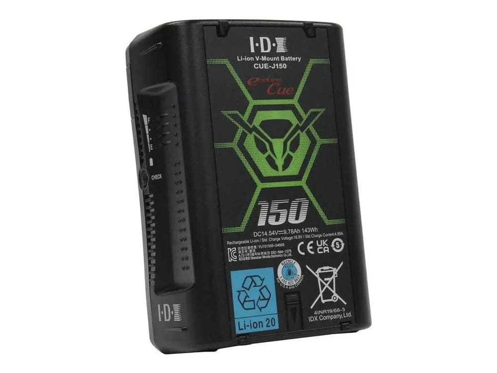 IDX CUE-J150 143Wh Li-ion V-Mount Battery with 1x D-Tap