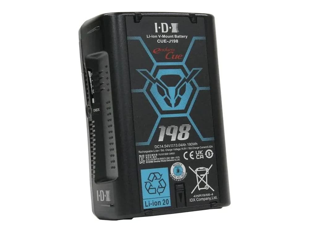 IDX CUE-J198 190Wh Li-ion V-Mount Battery with 1x D-Tap