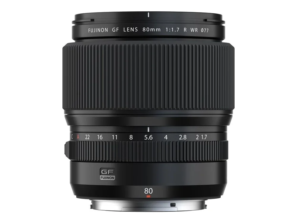 Fujifilm GF 80mm f/1.7 R WR Lens view 2