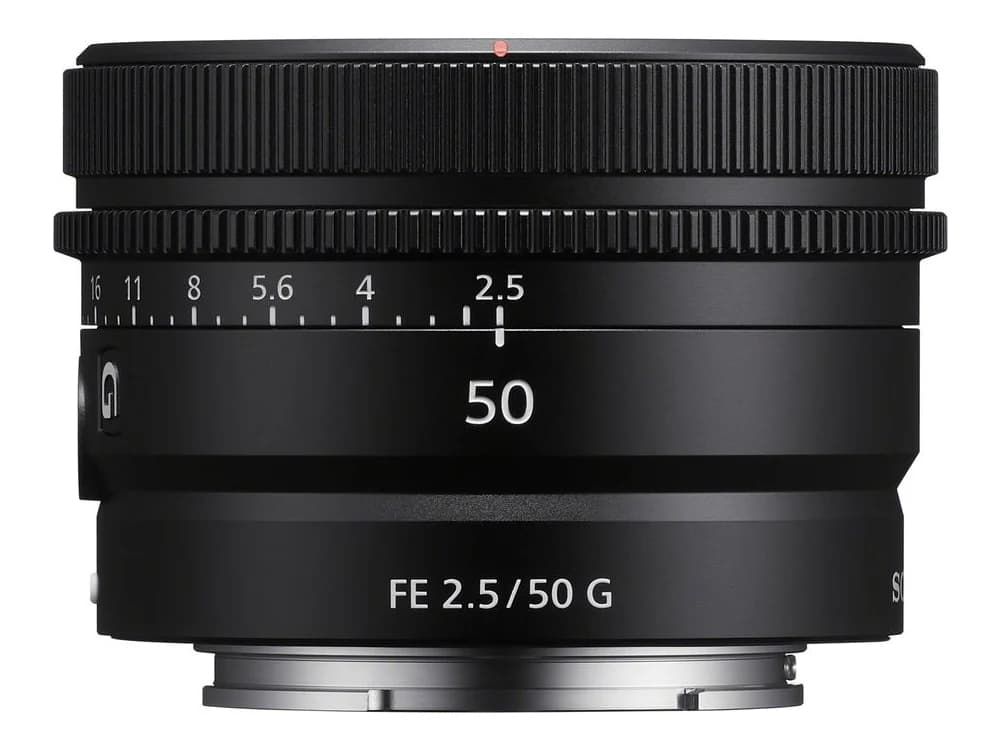 Sony FE 50mm f/2.5 G Lens view 3