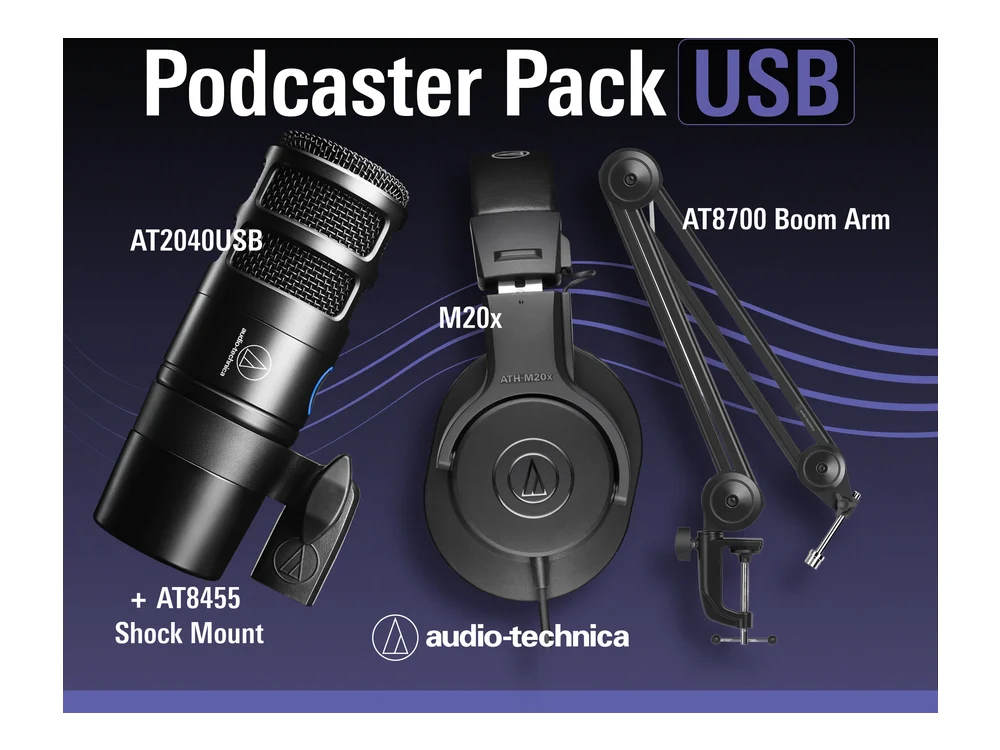 Audio-Technica Podcaster Pack USB