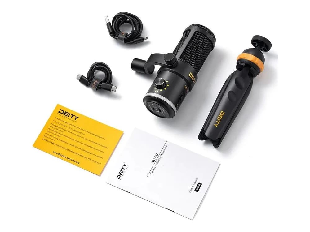 Deity VO-7U USB Microphone Tripod Kit Black