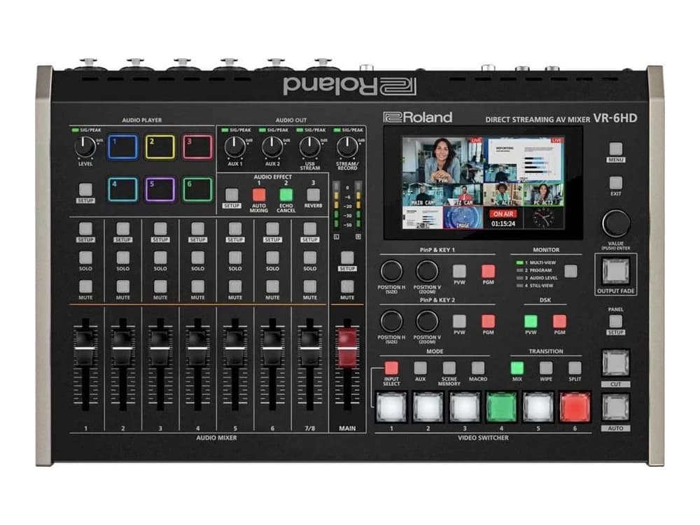Roland VR-6HD Direct Streaming AV Mixer view 3