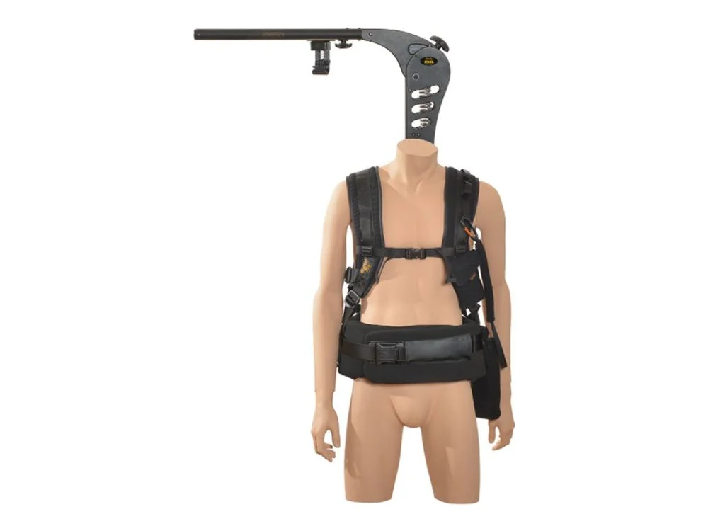 Easyrig Vario 5 with Gimbal Rig Vest and Stabil G3 Stabiliser view 2