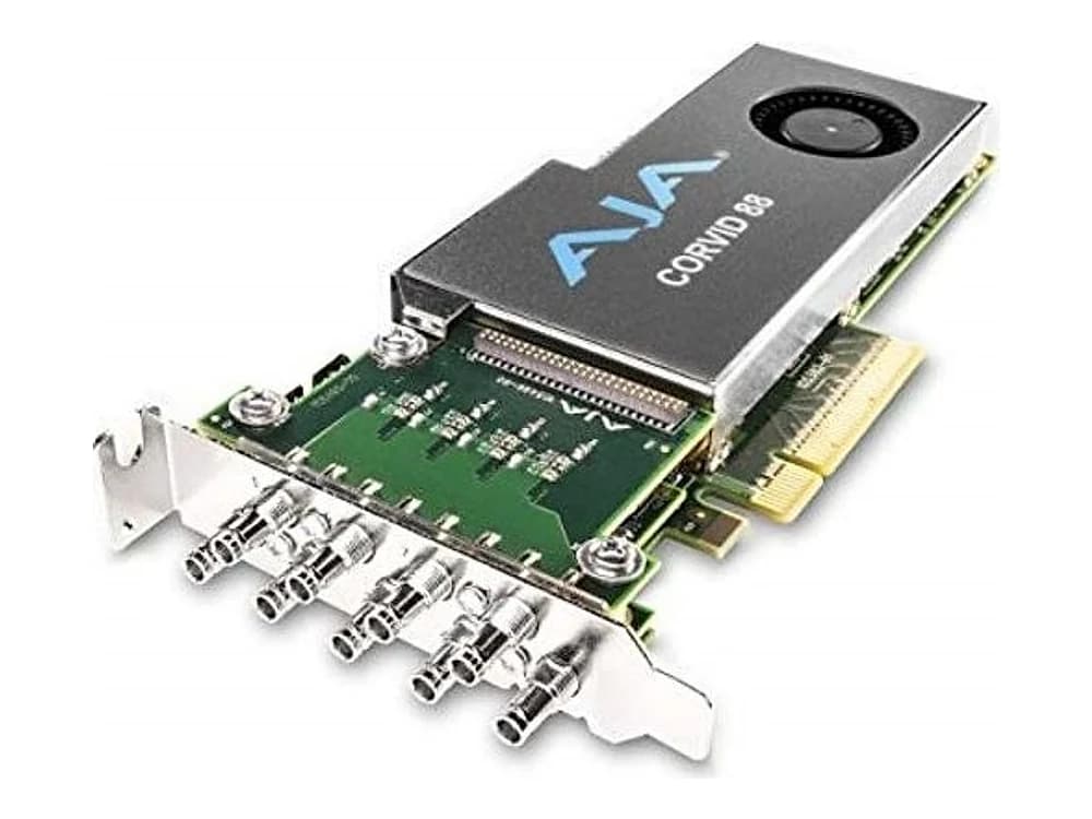 AJA Corvid 88 PCIe 8-Channel 4K-Capable I/O Card, Tall Bracket (CRV88-9-T-R0)