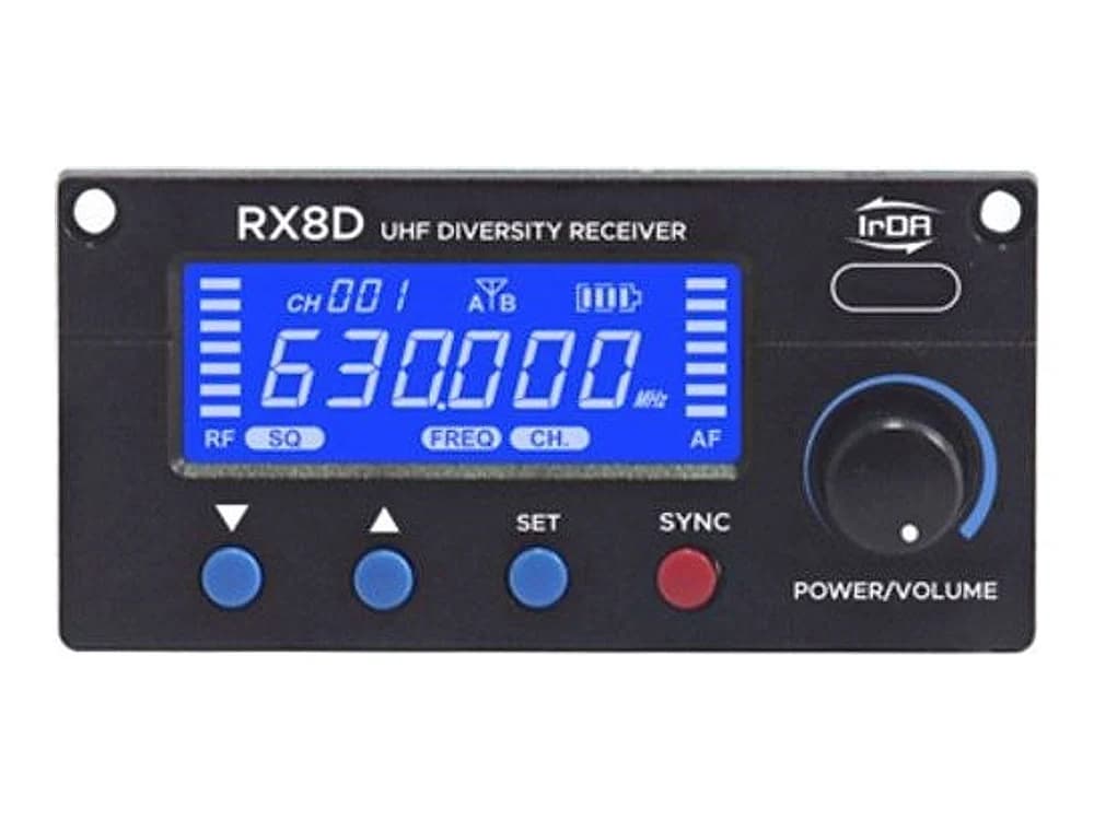 Parallel Audio PA-RX8D IrDA UHF Diversity Receiver Module