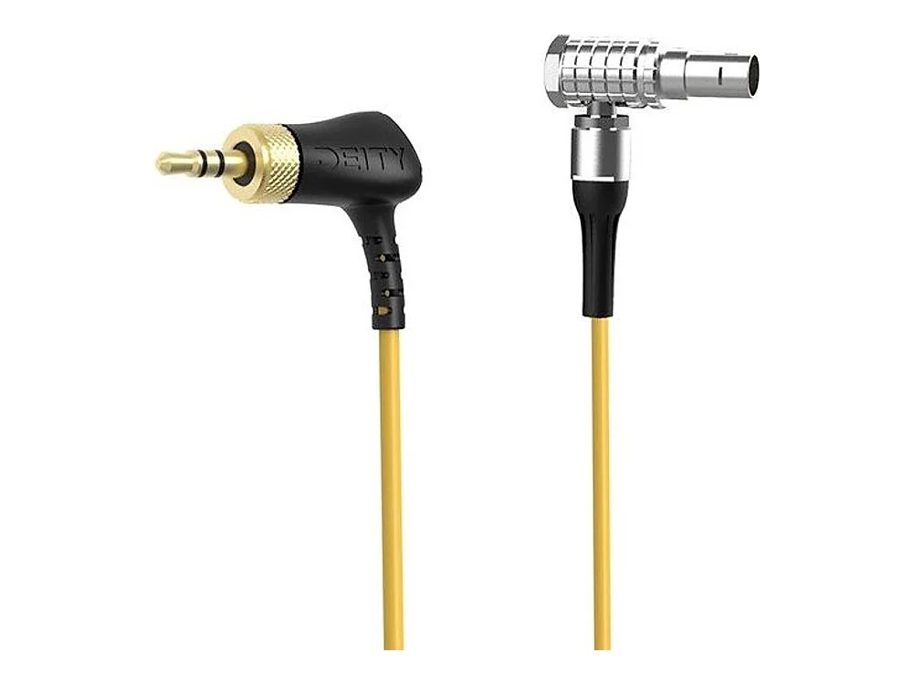 Deity C17 Right-Angle Locking 3.5mm TRS to Right-Angle 9-Pin LEMO Timecode Cable