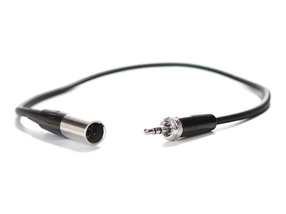 Kondor Blue Mini XLR Male to Locking 3.5mm Stereo Cable for BMPCC 6K/4K (Black)