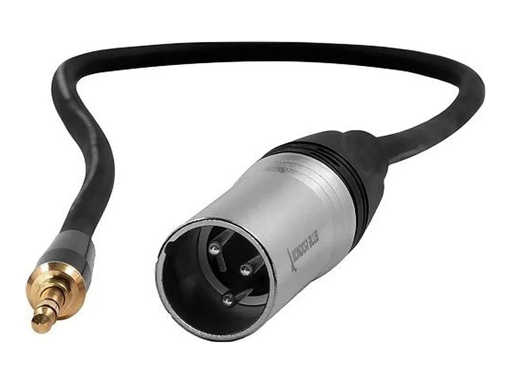 Kondor Blue XLR Male to 3.5mm Male Cable (40.6cm)