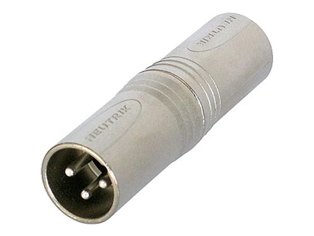 Neutrik NA3MM XLR Male to XLR Male Adapter