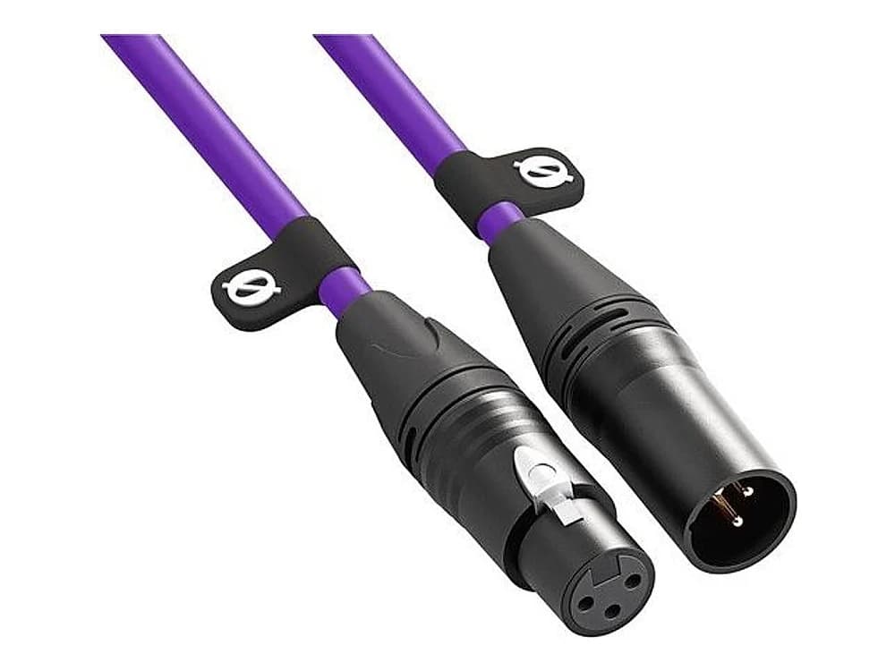 RODE XLR-3 XLR Male to XLR Female Cable (3m, Purple)