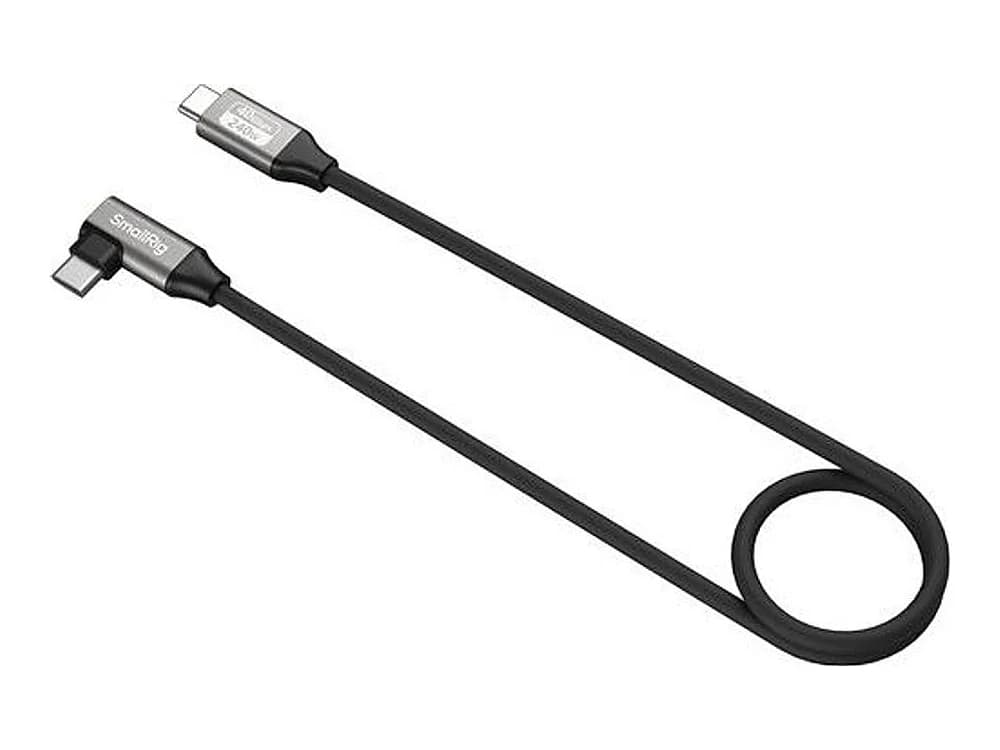 SmallRig 5076 Straight to Right-Angle USB-C Data Cable (60cm)