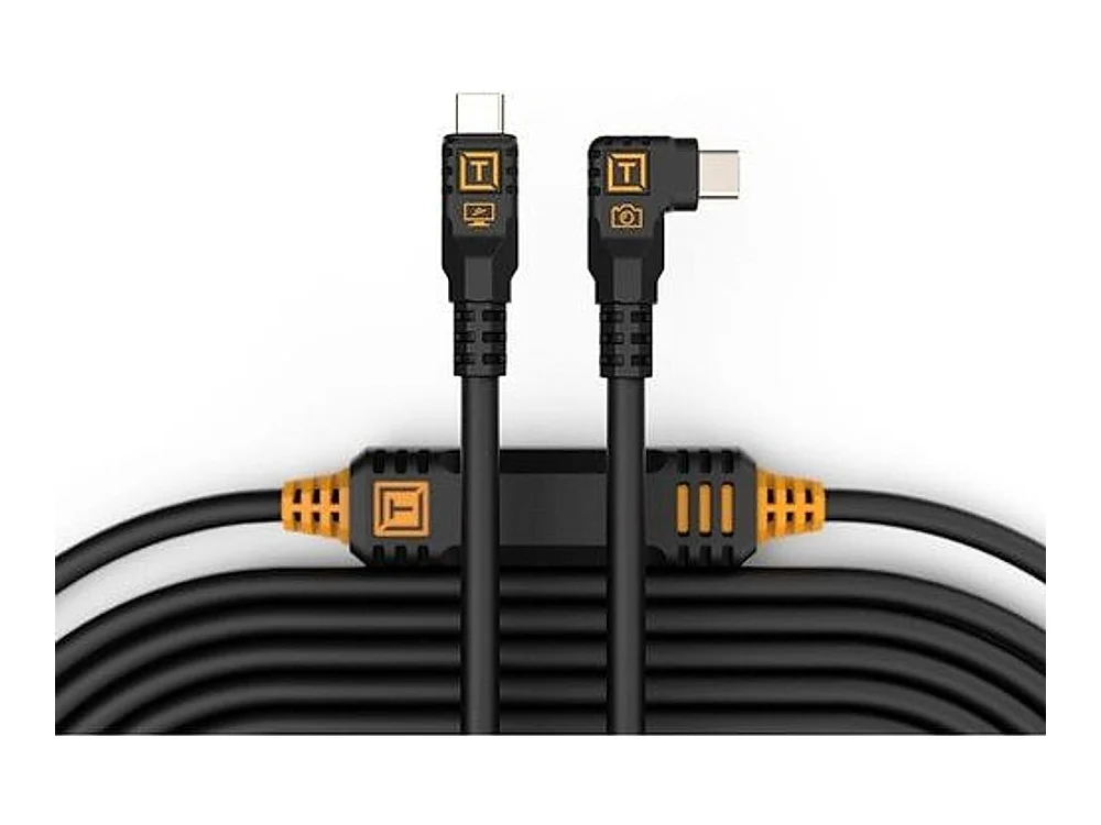 Tether Tools TetherPro USB-C to Right-Angle USB-C Cable (9.4m, Black)