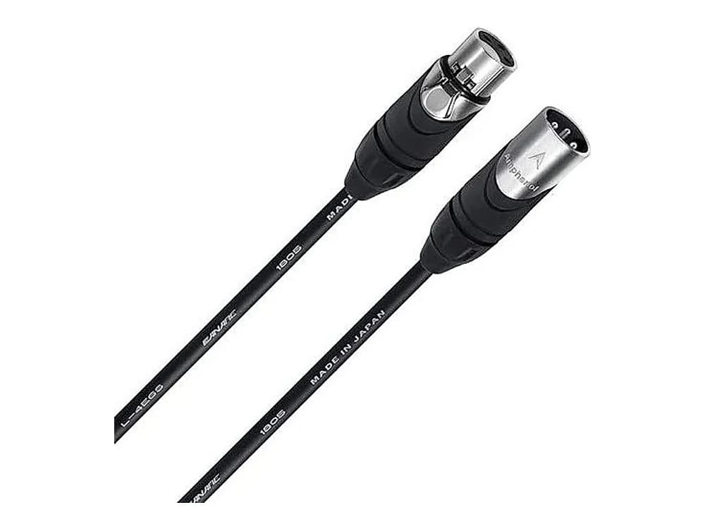 WORLDS BEST CABLES Canare L-4E6S Balanced XLR Cable with Amphenol Connectors (15.2m)