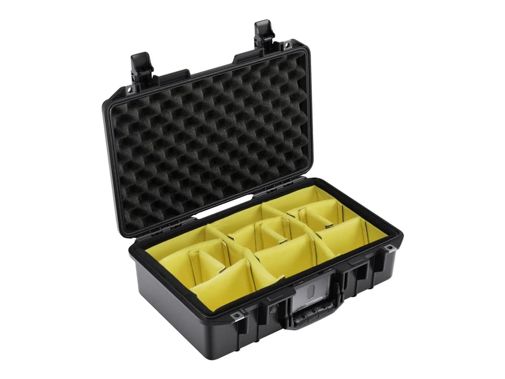 Pelican 1485 Air Case with Padded Dividers in Black