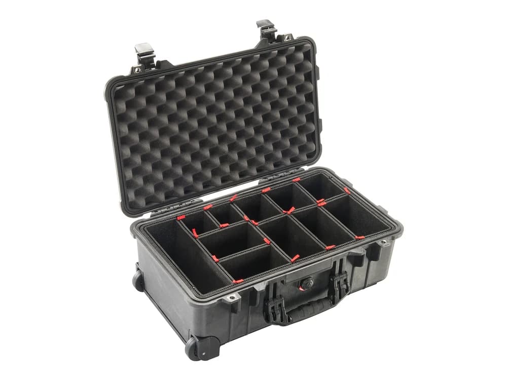 Pelican 1510 Case - Black with TrekPak Dividers
