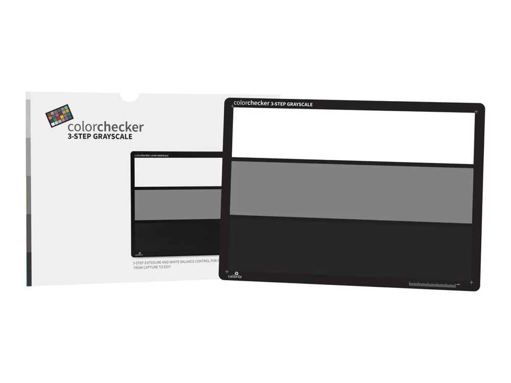 Calibrite ColorChecker 3-Step Grayscale view 2