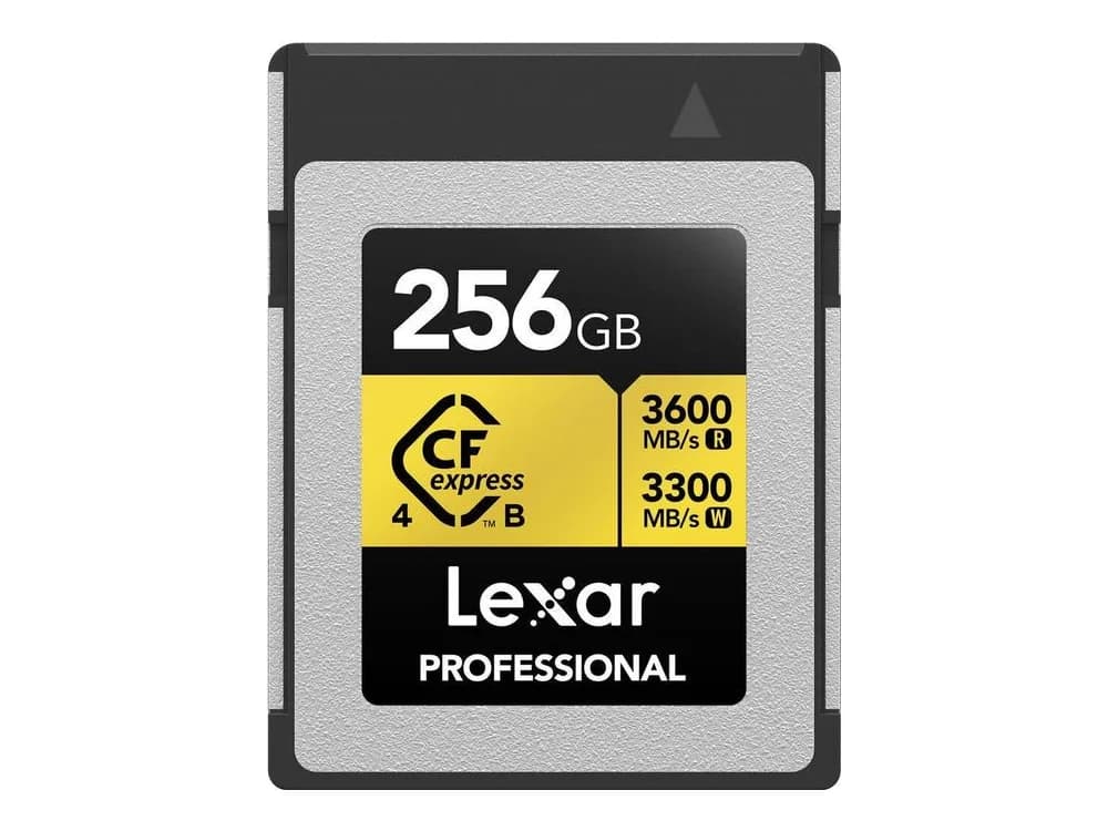 Lexar 256GB Professional GOLD CFexpress 4.0 Type A Memory Card view 2