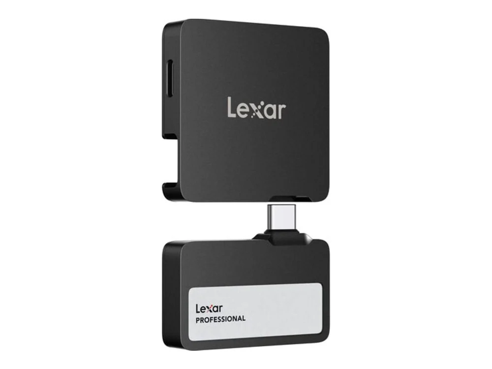 Lexar Professional GO SL400 SSD Black with Hub - 2TB view 2