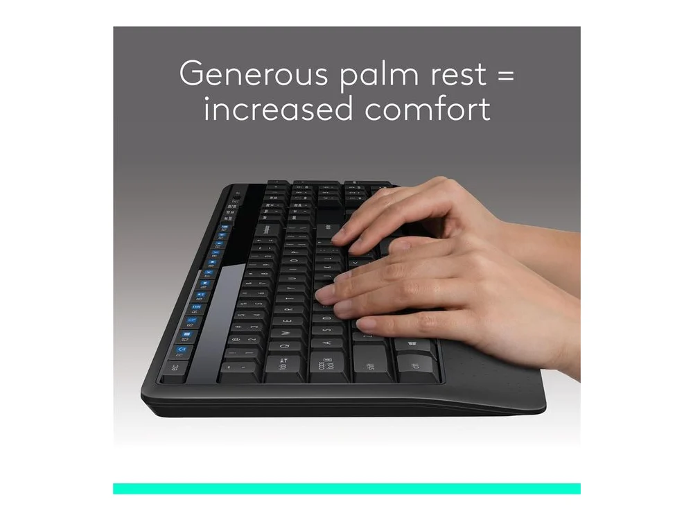 Logitech MK345 Wireless Keyboard and Mouse Combo view 2