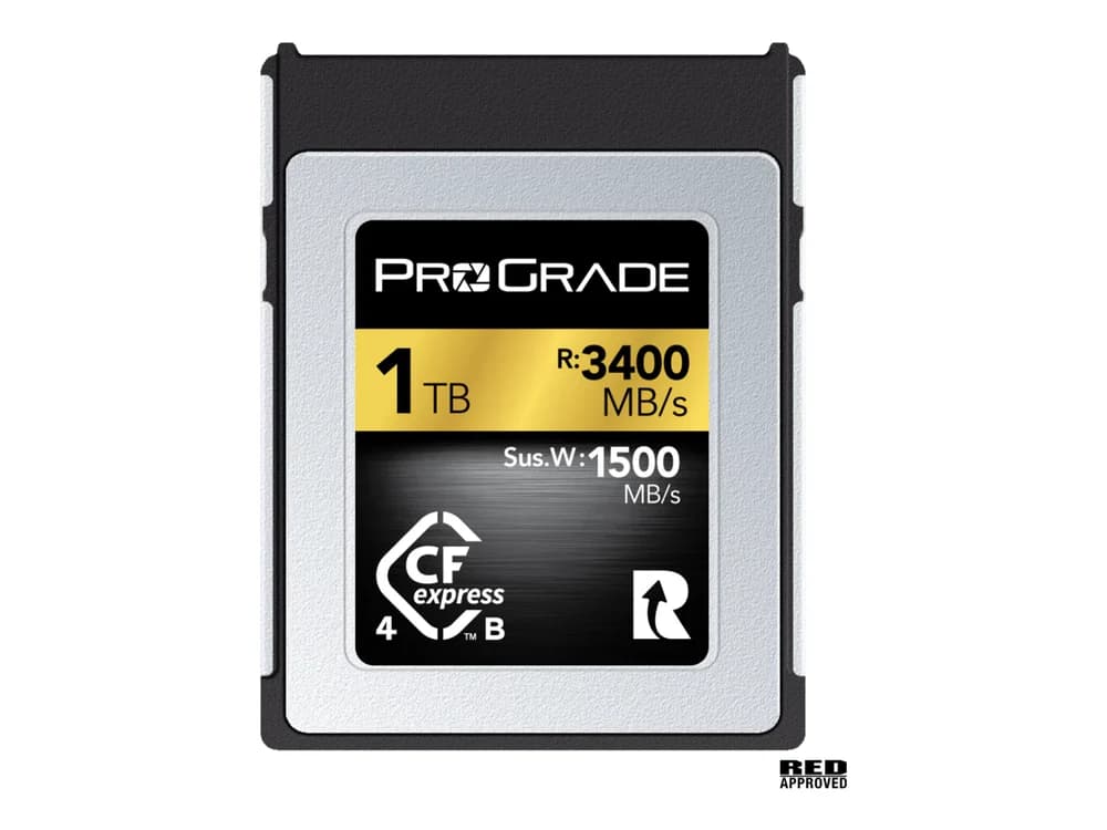 ProGrade Digital 1TB CFexpress 4.0 Type B Gold Memory Card