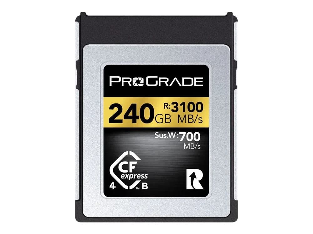 ProGrade Digital 240GB CFexpress 4.0 Type B Gold Memory Card view 2